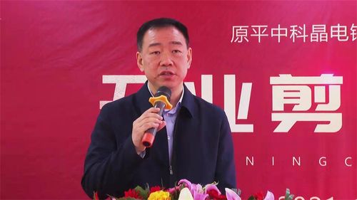 忻州市領(lǐng)導(dǎo)出席原平中科晶電鎵業(yè)開業(yè)剪彩儀式，共啟新材料技術(shù)研發(fā)新篇章